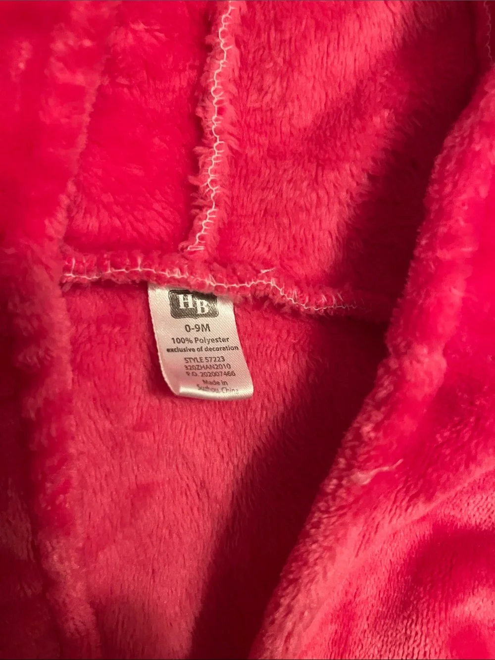 Carter's Bright Pink Flamingo Hooded Robe with Bow Soo Soft!